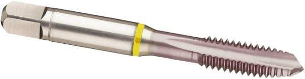 Guhring - 1-12 UNF, 4 Flute, MolyGlide Finish, Cobalt Spiral Point Tap - Plug Chamfer, Right Hand Thread, 5.13" OAL, 2B Class of Fit, Series 3962 - Exact Tool & Supply
