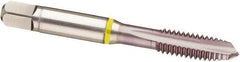 Guhring - 5/16-18 UNC, 3 Flute, MolyGlide Finish, Cobalt Spiral Point Tap - Plug Chamfer, Right Hand Thread, 2.72" OAL, 2B Class of Fit, Series 3961 - Exact Tool & Supply