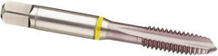 Guhring - M3x0.50 Metric, 3 Flute, MolyGlide Finish, Cobalt Spiral Point Tap - Plug Chamfer, Right Hand Thread, 1.941" OAL, 6H Class of Fit, Series 3960 - Exact Tool & Supply