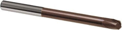 Guhring - 12mm, 10mm LOC, 12mm Shank Diam, 120mm OAL, 2 Flute, Solid Carbide Square End Mill - Single End, TiAlN Finish, Spiral Flute, 30° Helix, Right Hand Cut, Right Hand Flute, Series 3865 - Exact Tool & Supply