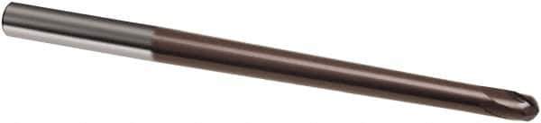 Guhring - 6mm, 6mm LOC, 8mm Shank Diam, 120mm OAL, 2 Flute, Solid Carbide Square End Mill - Single End, TiAlN Finish, Spiral Flute, 30° Helix, Right Hand Cut, Right Hand Flute, Series 3853 - Exact Tool & Supply