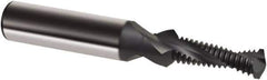 Guhring - M12x1.50 Metric Fine, 0.4134" Cutting Diam, 2 Flute, Solid Carbide Helical Flute Thread Mill - Internal Thread, 31.9mm LOC, 90mm OAL, 14mm Shank Diam - Exact Tool & Supply