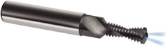 Guhring - M8x1.25 Metric, 0.2677" Cutting Diam, 2 Flute, Solid Carbide Helical Flute Thread Mill - Internal Thread, 18.7mm LOC, 74mm OAL, 10mm Shank Diam - Exact Tool & Supply