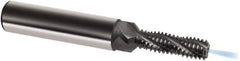 Guhring - M8x1 Metric Fine, 0.252" Cutting Diam, 3 Flute, Solid Carbide Helical Flute Thread Mill - Internal Thread, 20.5mm LOC, 74mm OAL, 10mm Shank Diam - Exact Tool & Supply