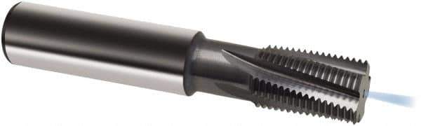 Guhring - M30x1.50 Metric/Metric Fine, 0.7854" Cutting Diam, 5 Flute, Solid Carbide Helical Flute Thread Mill - Internal Thread, 50mm LOC, 105mm OAL, 20mm Shank Diam - Exact Tool & Supply