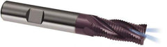 Guhring - 20mm Diam, Coarse Pitch, 38mm LOC, 4 Flute Solid Carbide Corner Chamfer Roughing End Mill - FIREX Finish, 104mm OAL, 20mm Shank Diam, Single End - Exact Tool & Supply