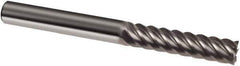 Guhring - 20mm, 65mm LOC, 20mm Shank Diam, 150mm OAL, 8 Flute, Solid Carbide Square End Mill - Single End, Uncoated, Spiral Flute, 45° Helix, Right Hand Cut, Right Hand Flute, Series 3312 - Exact Tool & Supply