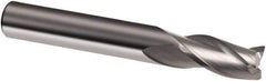 Guhring - 10mm, 19mm LOC, 10mm Shank Diam, 72mm OAL, 3 Flute, Solid Carbide Square End Mill - Single End, Uncoated, Spiral Flute, 30° Helix, Right Hand Cut, Right Hand Flute, Series 3307 - Exact Tool & Supply