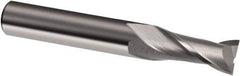 Guhring - 10mm, 19mm LOC, 10mm Shank Diam, 72mm OAL, 2 Flute, Solid Carbide Square End Mill - Single End, Uncoated, Spiral Flute, 30° Helix, Right Hand Cut, Right Hand Flute, Series 3303 - Exact Tool & Supply