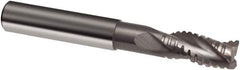 Guhring - 6mm, 13mm LOC, 6mm Shank Diam, 65mm OAL, 3 Flute, Solid Carbide Square End Mill - Single End, Uncoated, Spiral Flute, 29/30/31° Helix, Centercutting, Right Hand Cut, Right Hand Flute, Series 3470 - Exact Tool & Supply