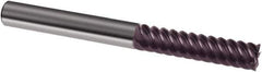 Guhring - 8mm, 40mm LOC, 8mm Shank Diam, 100mm OAL, 6 Flute, Solid Carbide Square End Mill - Single End, FIREX Finish, Spiral Flute, 55° Helix, Right Hand Cut, Right Hand Flute, Series 3716 - Exact Tool & Supply