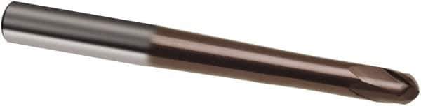 Guhring - 12mm, 10mm LOC, 16mm Shank Diam, 150mm OAL, 2 Flute, Solid Carbide Square End Mill - Single End, TiAlN Finish, Spiral Flute, 30° Helix, Right Hand Cut, Right Hand Flute, Series 3849 - Exact Tool & Supply