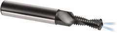 Guhring - 5/8-11 UNC, 0.5315" Cutting Diam, 2 Flute, Solid Carbide Helical Flute Thread Mill - Internal Thread, 36.3mm LOC, 102mm OAL, 18mm Shank Diam - Exact Tool & Supply