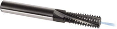 Guhring - 7/16-14 UNC, 0.3543" Cutting Diam, 3 Flute, Solid Carbide Helical Flute Thread Mill - Internal Thread, 24.5mm LOC, 74mm OAL, 10mm Shank Diam - Exact Tool & Supply