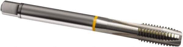 Guhring - M1.6x0.35 Metric, 2 Flute, Bright Finish, Cobalt Spiral Point Tap - Plug Chamfer, Right Hand Thread, 40mm OAL, 6H Class of Fit, Series 815 - Exact Tool & Supply