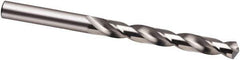 Guhring - #19 118° Solid Carbide Jobber Drill - Bright Finish, Right Hand Cut, Spiral Flute, 75mm OAL, Faceted Point - Exact Tool & Supply