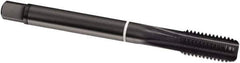 Guhring - 7/8-14 UNF, 5 Flute, Oxide Finish, Cobalt Spiral Point Tap - Modified Bottoming Chamfer, Right Hand Thread, 125mm OAL, 2B Class of Fit, Series 1989 - Exact Tool & Supply
