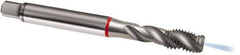 Guhring - M10x1.50 Metric 3 Flute 6H Modified Bottoming Spiral Flute Tap - Cobalt, Bright Finish, 100mm OAL, Right Hand Flute, Right Hand Thread, D4/D5, Series 1894 - Exact Tool & Supply