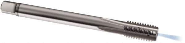 Guhring - M18x2.50 Metric, 4 Flute, Bright Finish, Solid Carbide Spiral Point Tap - Modified Bottoming Chamfer, Right Hand Thread, 125mm OAL, 6H Class of Fit, Series 1883 - Exact Tool & Supply