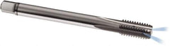 Guhring - M18x2.50 Metric, 4 Flute, Bright Finish, Solid Carbide Spiral Point Tap - Modified Bottoming Chamfer, Right Hand Thread, 125mm OAL, 6H Class of Fit, Series 1859 - Exact Tool & Supply