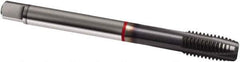 Guhring - M20x2.50 Metric, 4 Flute, TiCN Finish, Cobalt Spiral Point Tap - Plug Chamfer, Right Hand Thread, 140mm OAL, 6H Class of Fit, Series 1915 - Exact Tool & Supply