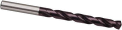 Guhring - 33/64" 130° Cobalt Jobber Drill - FIREX Finish, Right Hand Cut, Spiral Flute, 151mm OAL, Cone Relief Point - Exact Tool & Supply