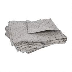 PRO-SAFE - 30 Gal Capacity per Package, Universal Pad - 17" Long x 15" Wide, Gray, Polypropylene - Exact Tool & Supply