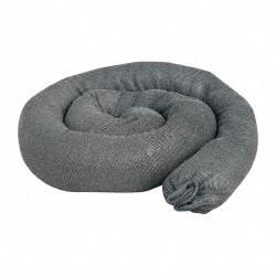 PRO-SAFE - 15 Gal, 4' Long, 3" Diam, Polypropylene Sock - Universal, Gray - Exact Tool & Supply