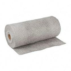 PRO-SAFE - 48 Gal Capacity per Package, Universal Roll - 150' Long x 30" Wide, Gray, Polypropylene - Exact Tool & Supply