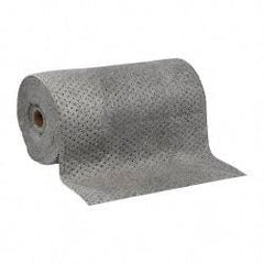 PRO-SAFE - 50 Gal Capacity per Package, Universal Roll - 150' Long x 30" Wide, Gray, Polypropylene - Exact Tool & Supply