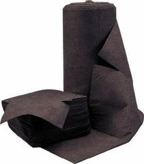 PRO-SAFE - 60 Gal Capacity per Package, Universal Roll - 150' Long x 30" Wide, Gray, Polypropylene - Exact Tool & Supply