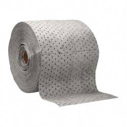 PRO-SAFE - 25 Gal Capacity per Package, Universal Roll - 150' Long x 15" Wide, Gray, Polypropylene - Exact Tool & Supply