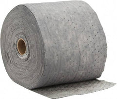PRO-SAFE - Universal Use, 67 Gallon Package Capacity Sorbent Roll - 300' Long x 15" Wide, Gray - Exact Tool & Supply