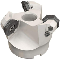 Iscar - 6.49" Cut Diam, 2" Arbor Hole, 0.18" Max Depth of Cut, 42° Indexable Chamfer & Angle Face Mill - 9 Inserts, OF..\xB6RFM. 1905 Insert, Right Hand Cut, 9 Flutes, Series Heliocto - Exact Tool & Supply