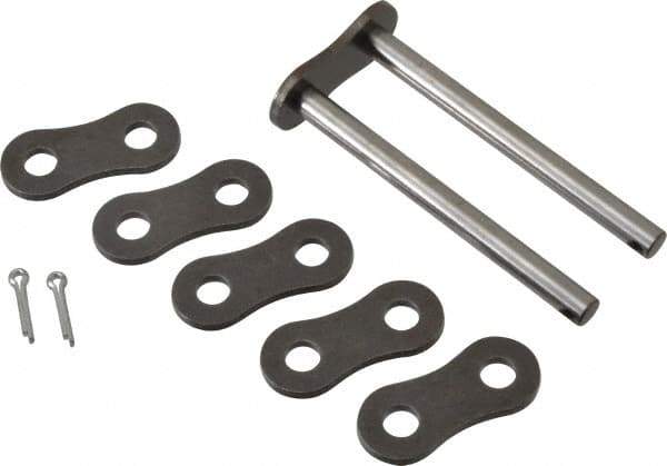 Browning - 1" Pitch, ANSI 80-3, Triple Strand Roller Chain Connecting Link - For Use with Triple Strand Chain - Exact Tool & Supply