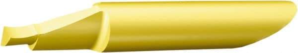 Sandvik Coromant - 2.5mm Groove Width, 5mm Min Hole Diam, 10mm Max Hole Depth, Face Grooving Tool - 10mm Projection, 46.18mm OAL, 0.2mm Radius, Solid Carbide, TiAlN/TiN Finish - Exact Tool & Supply