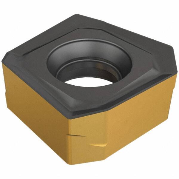 Iscar - S845 SNMU1305 Grade IC5100 Carbide Milling Insert - TiCN/Al2O3 Finish, 0.244" Thick, 13mm Inscribed Circle, 0.8mm Corner Radius - Exact Tool & Supply