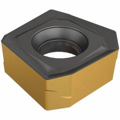 Iscar - S845 SNMU1305 Grade IC5100 Carbide Milling Insert - TiCN/Al2O3 Finish, 0.244" Thick, 13mm Inscribed Circle, 0.8mm Corner Radius - Exact Tool & Supply