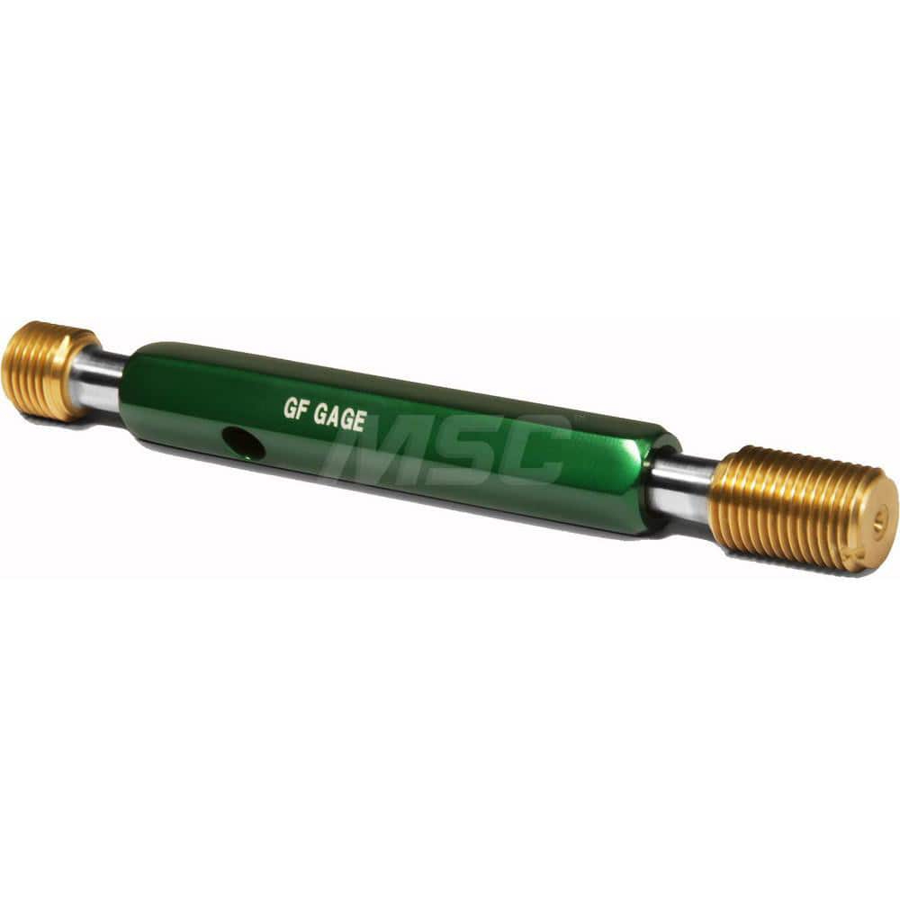 Plug Thread Gage: 5/8-11 Thread, 3B Class, Double End, Go & No Go Handle Included