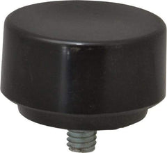 NUPLA - 1-3/4" Face Diam, Grade Hard, Black Soft Face Hammer Tip - 0.7 oz Head, Plastic - Exact Tool & Supply