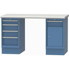 LISTA - Stationary Work Benches, Tables Type: Workstation Top Material: Plastic Laminate - Exact Tool & Supply
