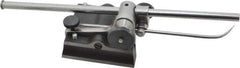 Starrett - 2 Spindle, 9 and 12 Inch Spindle Length, Surface Gage - 3 Inch Long x 2-9/16 Inch Wide Base, Hardened Steel - Exact Tool & Supply