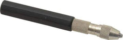 Starrett - 5" Long, 0.062" Capacity, Pin Vise - 5" Long, 1/2" Body Diam 0.03" Min Capacity - Exact Tool & Supply
