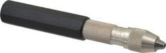 Starrett - 4-1/2" Long, 4.8mm Capacity, Double-End Spring-Action Pin Vise - 4-1/2" Long, 3/8" Body Diam 0.115" Min Capacity - Exact Tool & Supply