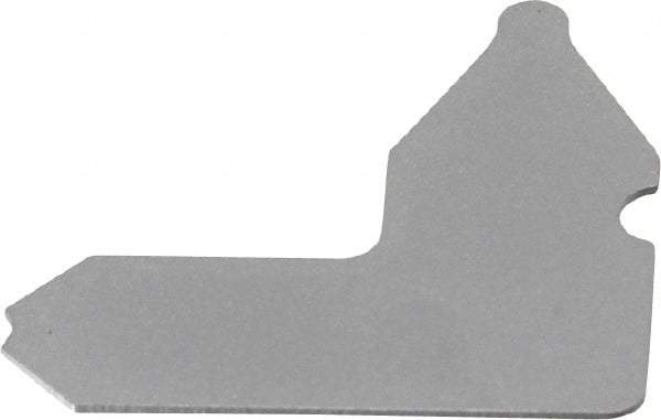 Starrett - 5/64 Inch Radius Gage - Satin Chrome Finish, Stainless Steel - Exact Tool & Supply