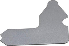 Starrett - 7/64 Inch Radius Gage - Satin Chrome Finish, Stainless Steel - Exact Tool & Supply