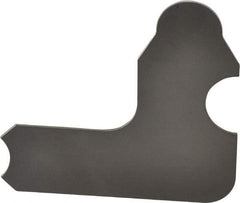 Starrett - 11/32 Inch Radius Gage - Satin Chrome Finish, Stainless Steel - Exact Tool & Supply