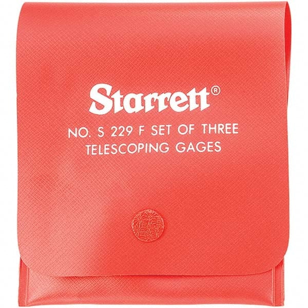 Starrett - Bore Gage Accessories Type: Case Minimum Measurement (Decimal Inch): 0.5000 - Exact Tool & Supply