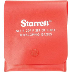 Starrett - Bore Gage Accessories Type: Case Minimum Measurement (Decimal Inch): 0.5000 - Exact Tool & Supply