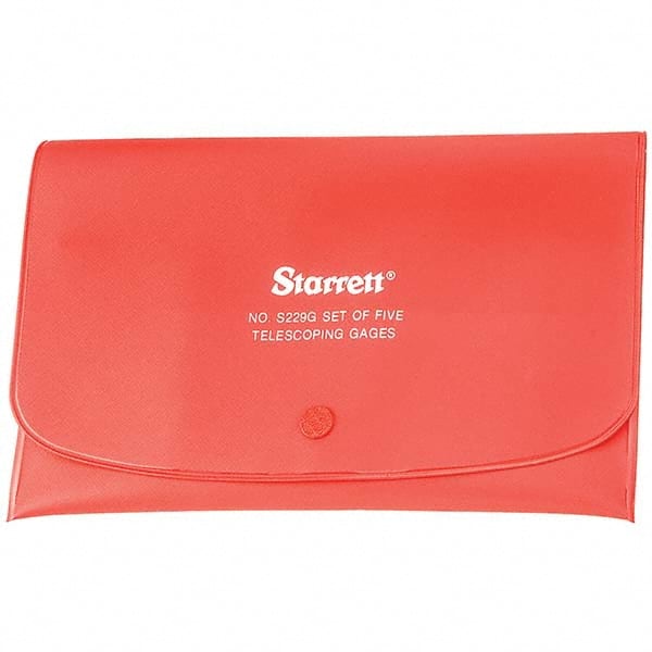 Starrett - Bore Gage Accessories Type: Case Minimum Measurement (Decimal Inch): 0.5000 - Exact Tool & Supply